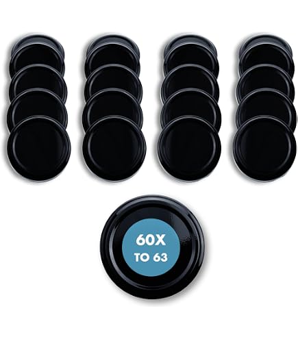 Couvercles à Vis Métal 82mm - Lot De 100 - Pour Bocaux à Conserve - Étanches Et Alimentaires