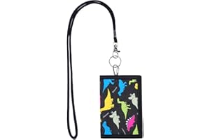 Aucuu Motiv Brustbeutel, Kinder Geldbeutel, Kinder Geldbörse, Kinder Portemonnaie mit Sichtfenster zum Umhängen, Trifold Brieftasche Kleine, Kindergeldbeutel für Jungen Mädchen Portmonee