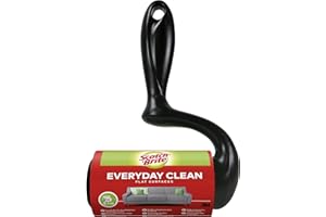 Scotch-Brite Rouleau Anti-Peluches pour Surfaces Plates, Brosse Adhésive - 1 Rouleau de 56 Feuilles - Fonctionne Très Bien sur les Poils d'Animaux, les Vêtements, les Meubles et Plus Encore