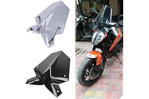 TaTonCycle Carénage Avant de Moto avec Support de Montage pour K-T-M Duke 790 Duke 790 2018 2019 2020 2021 2022 2023 Duke-790 Accessoires de Déflecteur de Pare-Brise (Fumée Grise)