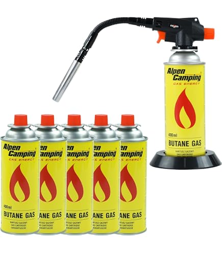 Rothenberger Industrial Miniset 1450 - Cannello Saldatura A Gas Compatto, Temperatura 650°C, Per Modellismo E Tubi Fino A 10 Mm