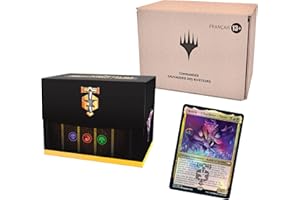 MAGIC THE GATHERING Deck Commander Magic: The Gathering Les rues de la Nouvelle-Capenna – Sauvagerie des Riveteurs, Version à l'emballage minimaliste 13+ (Version Française), Noir-rouge-vert