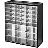 STANLEY Multipurpose Storage Box Organizer 39 Drawers 1-93-981 | Durable, wall-mounted, stackable resin frame for a complete