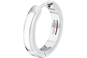 Sector No Limits Mono Orecchino Uomo in Acciaio, Smalto, Collezione ROW, Regalo Uomo Compleanno - SACX27