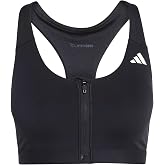 adidas Optime Essentials Workout Zip-Front Medium Support Bra