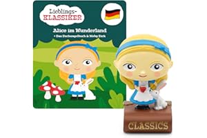 tonies Hörfiguren für Toniebox, Lieblings-Klassiker – Alice im Wunderland und Zwei weitere Klassiker, Hörbuch für Kinder ab 4 Jahren, Spielzeit ca. 60 Minuten