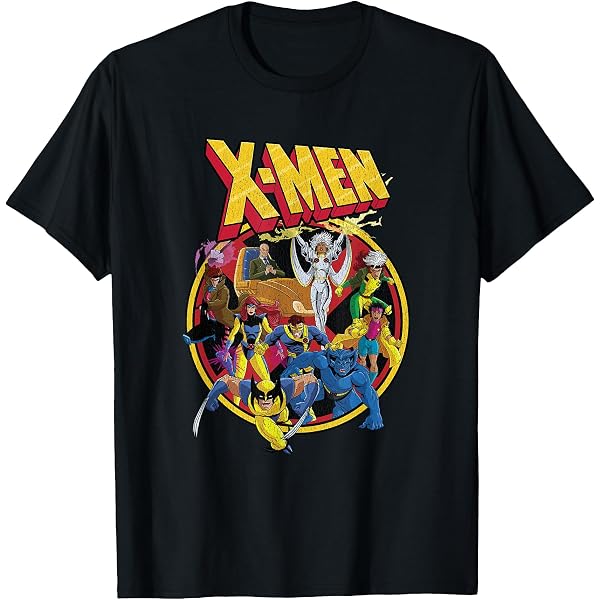 Marvel Herren T-Shirt 'Team Ups Group Shot' – Offiziell Lizenziert, Schwarz, Mit Vielen Superhelden-Motiven, Aus Weichem Baumwollstoff