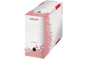 ESSELTE Lot de 15 Boites archives SPEEDBOX montage Automatiqe Dos de 15 cm