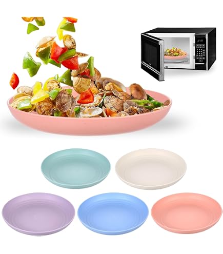 16x Campinggeschirr Tellerset 24cm Camping Teller Outdoor Essteller Kunststoff