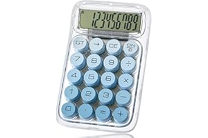 Mr. Pen- Cute Desktop Calculator, Mechanical Large LCD Display Simple Basic Desk Calculators for Business Office Supplie