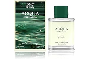 DMC BEAUTY DMC Acqua Smeralda Profumo Uomo Equivalente Compatibile e Ispirato a Acqua Di Gio, Profumo Maschile di Lunga Durata e Resistente, Fragranza Intensa e Persistente Simile All'Originale 100ML EDT
