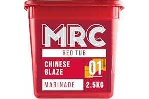 MRC Chinese Glaze 2.5kg – Chinese Seasoning for Meat & Vegetables – Ideal Chinese Marinade for BBQs – Star Anise, Ginger & Cinnamon Spices (Packing May Vary)