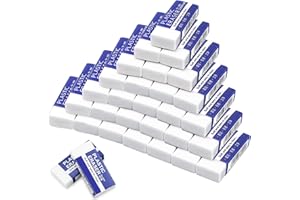 ‎JIMACRO Radiergummi Weich Weiß, Weicher Radierer 2B, 30 Stück Radiergummi Set für Schule, Skizzen, Gemälden, Künsten