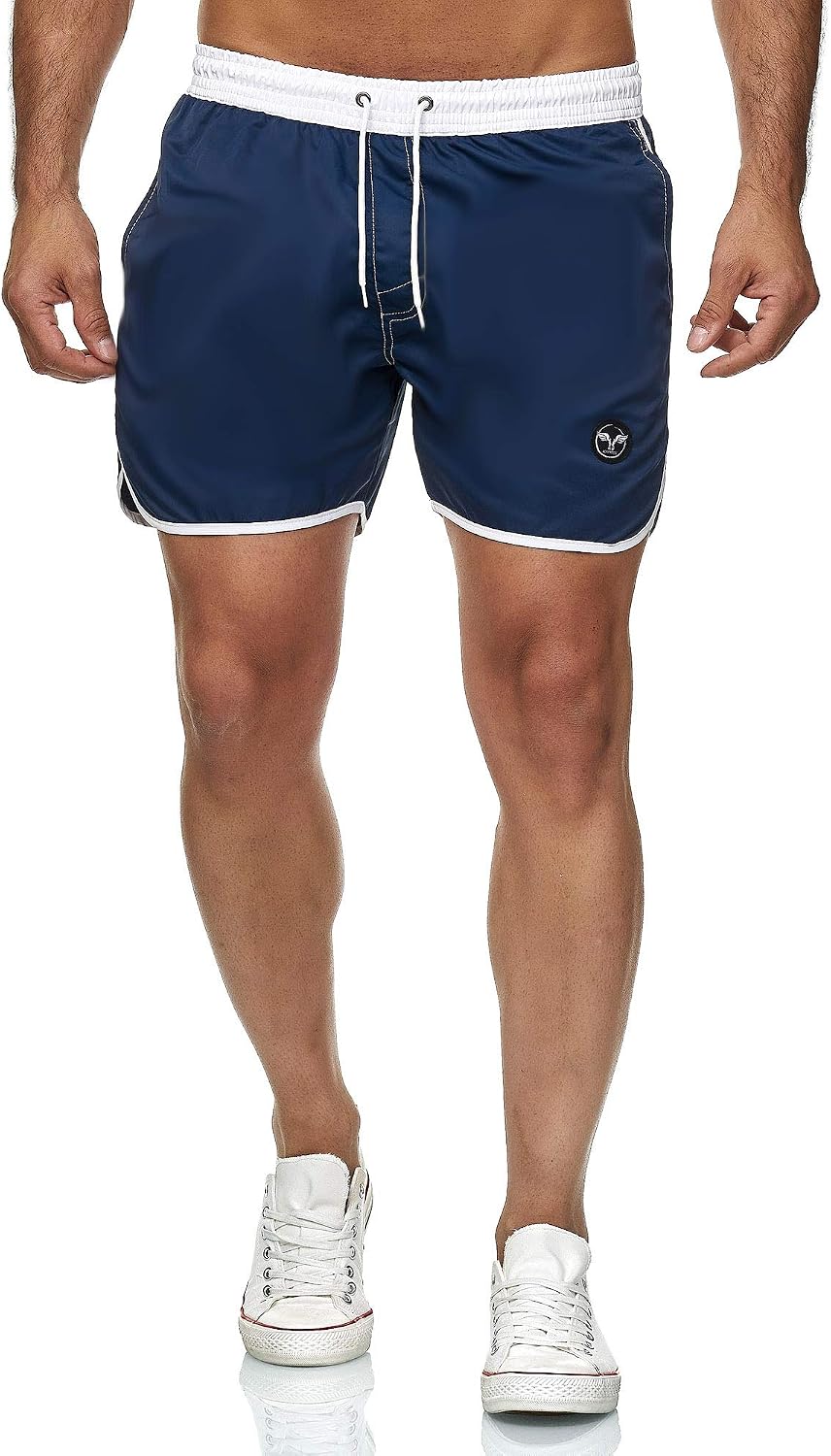 Kayhan Bañador para hombre, pantalones cortos de baño para hombre y niño, para natación, pantalón deportivo corto de secado rápido con malla, tallas S a 6XL, multicolor