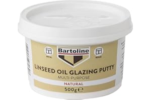 CENTURION Bartoline Linseed Oil Glazing Putty for Glazing Wood and Metal Frames 500g