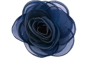 Mecool Broches et Pins Femme Pince à Cheveux Fleur Clip de Roses Pin Up Broche Fleur Broches Bandeau Cheveux