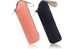 SPRHR 2 Stück Isoliertasche Babyflasche, Thermotasche für Babyflaschen mit Knopfband, Tragbare Reise Flaschen Tasche zur Aufbewahrung von Babyflaschen, Wasserflaschen, Getränken