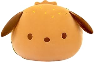 DBPBToU Hamburger pies pluszowa poduszka, pluszowa zabawka przytulanie poduszka dla dzieci, Squishy symulacja hamburger zabawka, pluszowa poduszka dla dzieci do spania, prezent urodzinowy (35 cm)