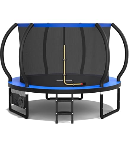 Trampolin-Aufbewahrungstasche - Schuhnetz für Gartentrampolin, Atmungsaktive Netztasche mit 3 Beuteln