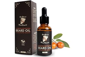 Red-Blooded Aceite Barba con Aroma de Colonia para Hombres - Ayuda a que tu Barba y Piel se Vean, Sientan y Huelan Irresistibles - Vegano