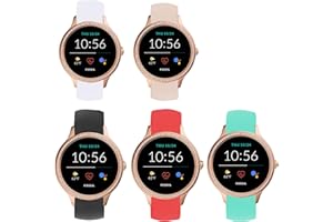 LvBu Armband Kompatibel Für Fossil Damen Gen 5E Samartwatch, Sport Silikon Classic Ersatz Uhrenarmband Für Fossil Damen Gen 5E Samartwatch Smartwatch