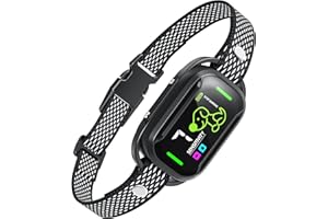 MASBRILL Collar Antiladridos para Perros, Collar Automatico Antiladridos con 3 Modos de Eficiente, Recargable con 7 Niveles de Sensibilidad Ajustables, Adecuado para Perros Grandes y Pequeños