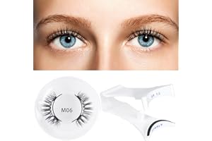 CENCERY Cils magnétiques avec applicateur Cils magnétiques Aspect naturel Faux cils magnétiques Pas besoin de colle Faux cils Cils magnétiques avec pince 1 paire