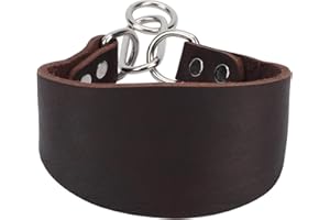 DAUERHAFT Obroża Whippet, grubość 4 mm, dla małych psów, chartów, whippet itp. Bardzo miękka obroża dla psa Martingale