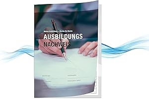 ‎KOCHDIALOG KOCHDIALOG 1 Stück Ausbildungsnachweis Berichtsheft Ausbildung DIN A4, 53 Wochen, Ausbildungnachweisheft mit 56 Innenseiten, täglich zu führen Ausbildungsheft für IHK, Handwerk 1 Woche = 1 Seite
