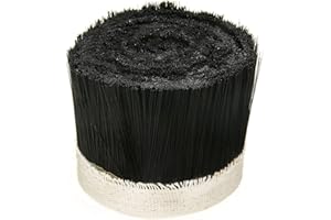 Napacoh Remplacement D'accessoire De Menuisier De Machine De Gravure De Routeur De CNC De Brosse De Couverture De Poussière De 1 M Noir 70 mm