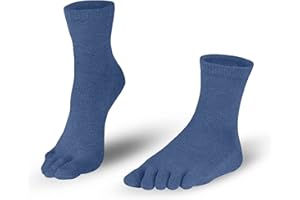 Knitido Essentials Midi, Calzini con le dita in cotone per l'uso quotidiano