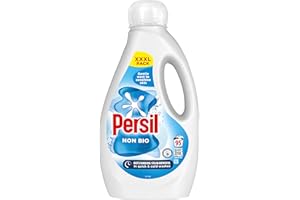 Persil Non Bio Laundry Washing Liquid Detergent outstanding stain removal in quick & cold washes tough on stains, gentle next to sensitive skin 95 washes (2.565 L)