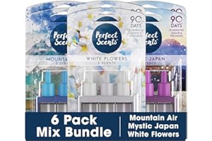 Perfect Scents 6x 3 Scents Refill Air Freshener - Compatible with 3volution