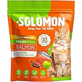 Super Premium Cat Food with Solomon Sterilized Salmon 1.5 kg - Hypoallergenic - Low Grain