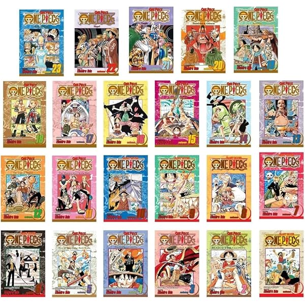 One Piece Omnibus Series Set (35 Books), Complete Manga Collection