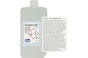 Algin Ättiksyra 80% - 1 liter livsmedelskvalitet