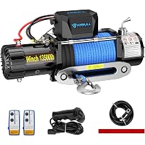 Housse De Treuil De Voiture Imperméable - Protection UV, Poussière, Neige, Pluie - Pour Treuils 8000 à 17500 Lbs