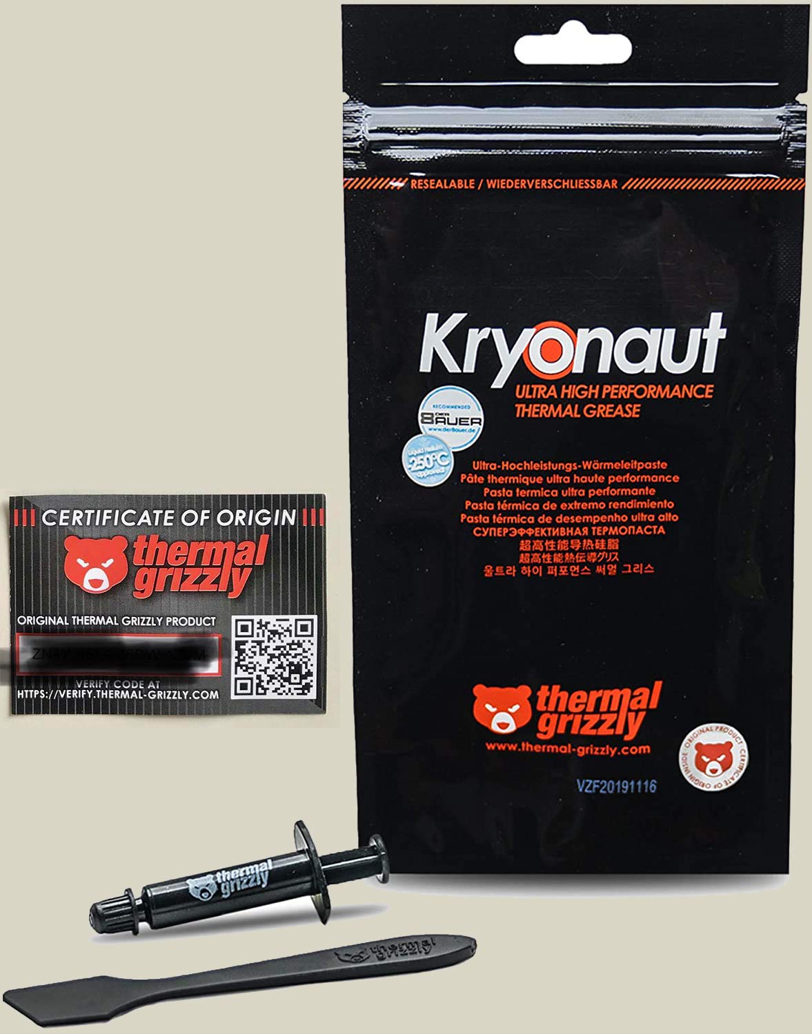Thermal Grizzly Kryonaut 1.0 Gram Review: Authentic Cooling Performance