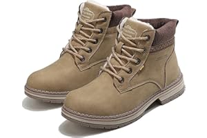 Veool Winterstiefel Wasserdicht Herren Damen,Warme Gefütterte Winterschuhe Trekkingschuhe Wanderschuhe