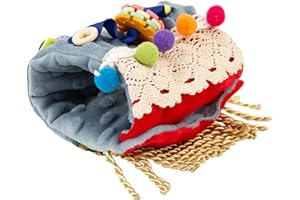 SHDGFB Fidget Blanket für Erwachsene mit Demenz Sensorisches Spielzeug für Alzheimer-Patienten Angstlinderung Autistische Demenz Sensorisches Armkissen Fidget Handgelenkmanschette (Blau)