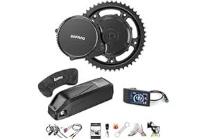 BAFANG 750W 48V Mid Motor Kit di conversione bici elettrica Kit eBike fai-da-te con batteria 18Ah 17.5Ah 13Ah 12Ah 10Ah per Mountain Road Bike, Mid Drive Converter per adulti, BB68/100mm