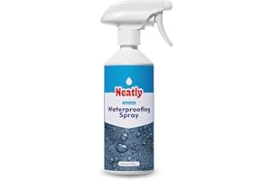 NEATLY® Imprägnierspray für Textilien gegen Wasser, Schmutz und Feuchtigkeit - 500ml - Wasserabweisende Nanofilter-Technologie - Imprägnierspray für Textilien, Baumwolle, Kleidung, Zelte & Möbel