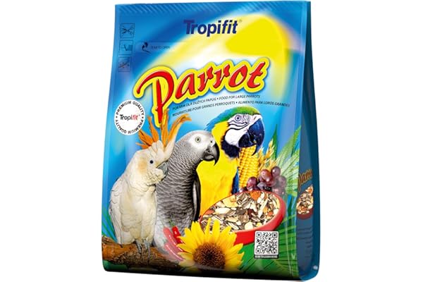Parrot 1000g Nourriture pour Grands perroquets