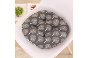 Tatami Almohadas Cojín , Morbuy Redondas Simple Cojín de Asiento Amortiguador para Sofá Silla de Suave para Oficina Coche Decoración Hogar. (35 * 35 cm,Gris)