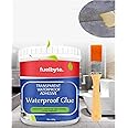 Fuelbyte Crack Seal Agent 300gm with Brush - Transparent Waterproof Glue for Roof Leakage and Pipe Wall Tiles