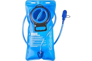 CUEMOON Sacca Idrica, 2L Sacca idratazione Portatile, con Tubo per Bere per Ciclismo Arrampicata Corsa Escursionismo All'aperto,Blu, Nero, Verde