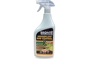 BRONTE HERITAGE COLLECTION Bronte Heritage Houseplant Bug Control 1L - Ready to Use Bee Friendly Pesticide Free Spray. Controls Whitefly, Aphids, Spider Mites, Mealybugs & Scale. Indoor Ornamental & Vegetable Plants. UK Made