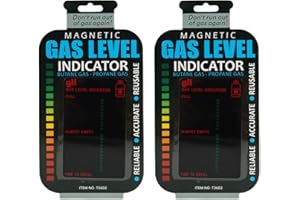 ANRBB 2 Pièces Indicateur de Niveau de Gaz, Testeur Niveau Bouteille de Gaz Propane Butane, Jauge pour Camping, Barbecue, Indicateur Coloré pour Bouteilles Gaz, Niveau Camping-Car