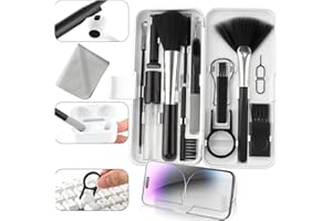 CRYSFIY 18 in 1 Laptop Reinigungsset - Tastatur-Reiniger, Elektronik Reinigungsset, Tastatur Reinigungsset, Computer Reinigungsset, Elektronik Reinigungsset für Airpods/Laptop/Telefon/Computer/Bildschirm