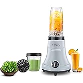 Longway Sage 500 Watt Juicer Mixer Grinder with 2 Jars for Grinding, Mixing, Juicing with Powerful Motor | 1 Year Warranty | (Black & Gray, 2 Jars)